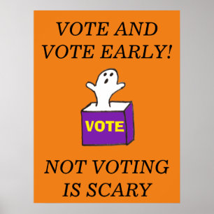 Votar No Início Da Poster Não Votar Uma Eleiçã
