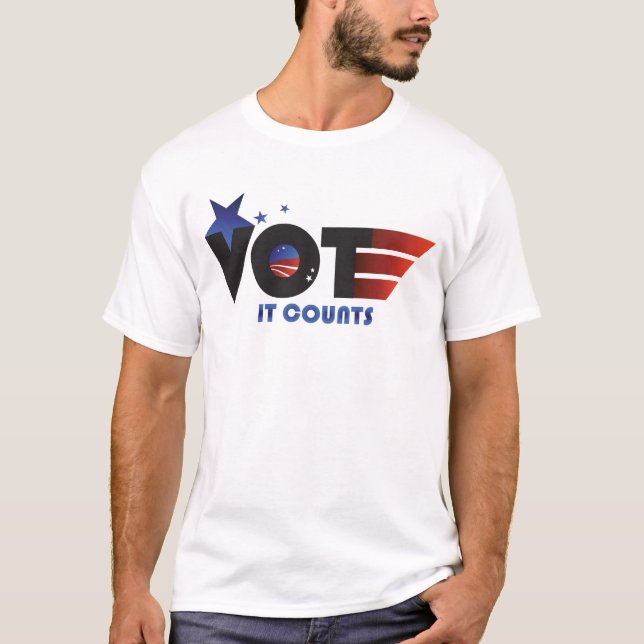 Vote América - Conta T-shirt (Frente)