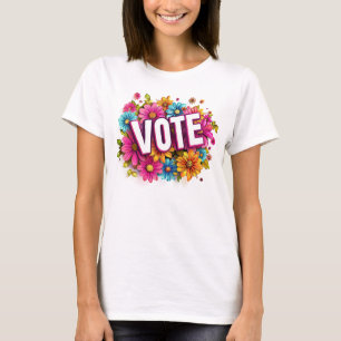 VOTE Camiseta Rosa Floral