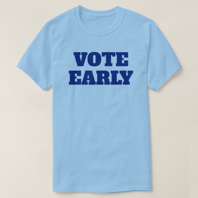 Vote em T-Shirt Antecipado (Frente do Design)