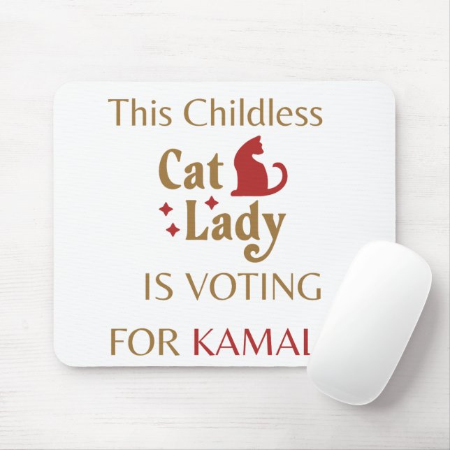 Vote Kamala Mouse Pad (Com mouse)