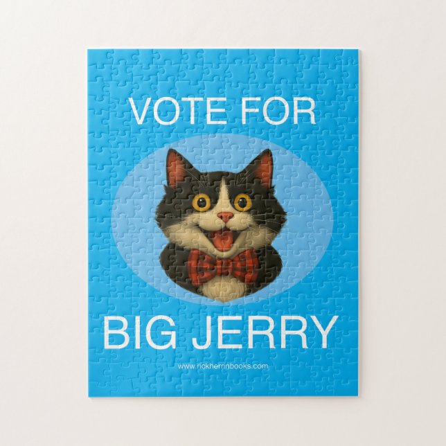 Vote no quebra-cabeça do Big Jerry (Vertical)