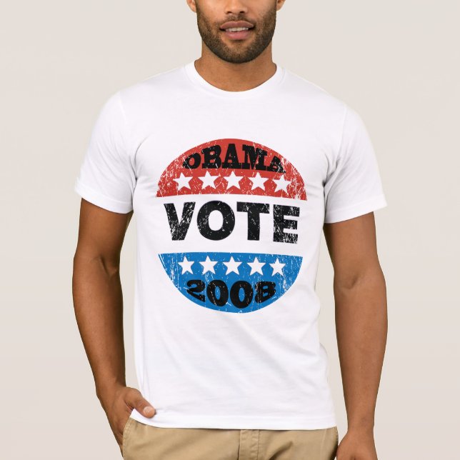 Voto de Obama camisa de 2008 T (Frente)