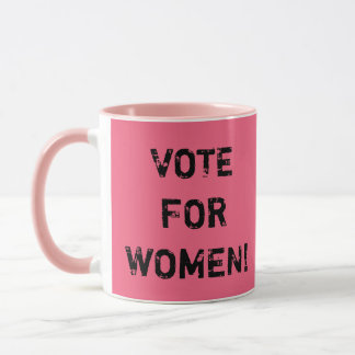 VOTO PARA MULHERES! Caneca de café
