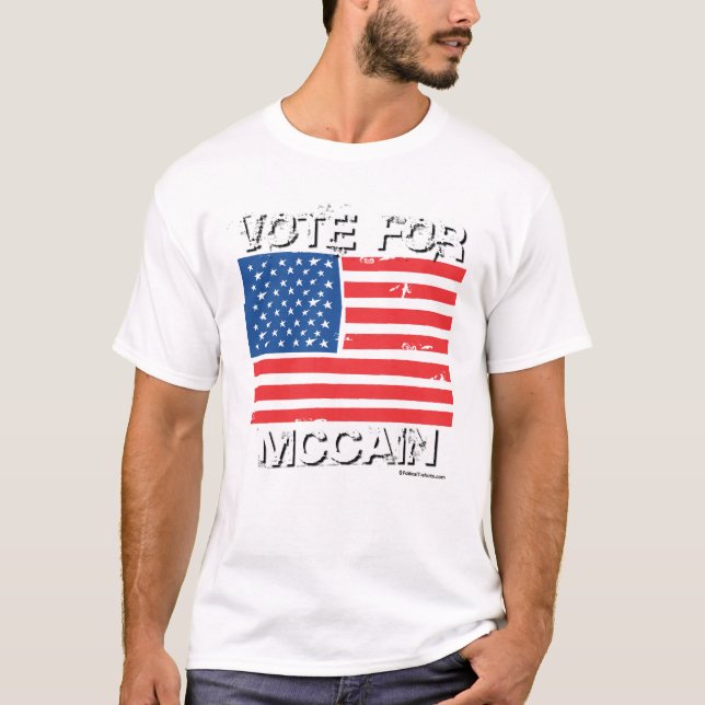 Voto para o t-shirt de McCain (Frente)