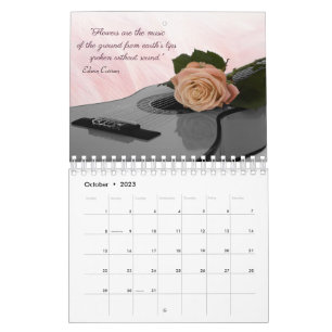 Votos de Amor Floral Calendário 2023