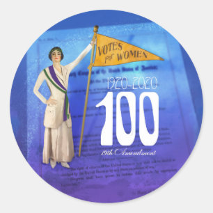 Votos de Suffragette para Mulheres Autocolantes