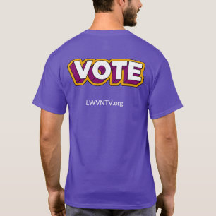 Votos em Bloco Branco Cartas T-Shirt