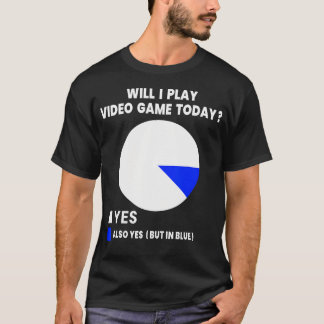Vou Jogar Videojogos Hoje Camiseta Divertida de Jo