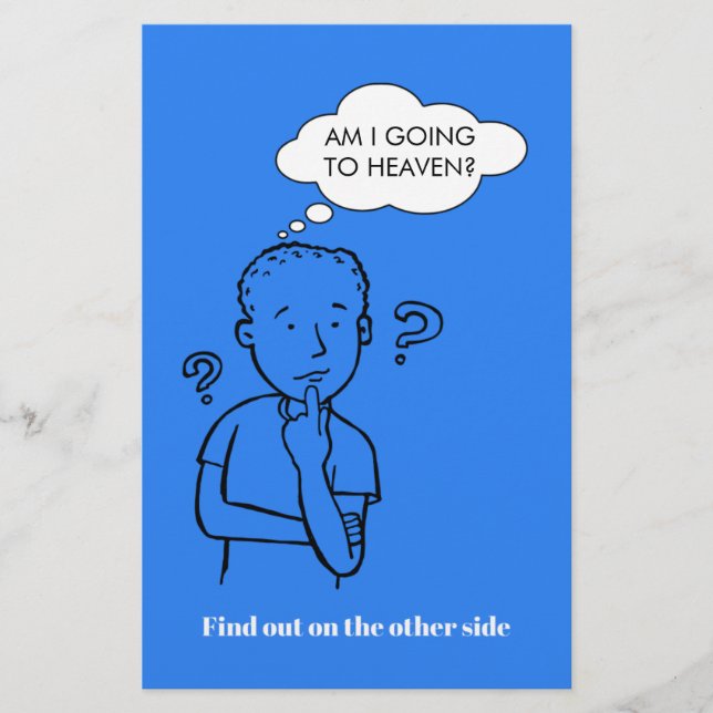 Vou Para O Folheto Da Bíblia De Teste? (Frente)