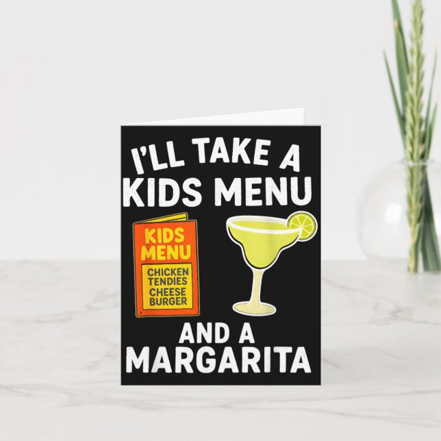 Vou Pegar Um Menu Infantil E Uma Margarita Mãe Div (Frente)