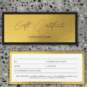 Voucher de Certificado de Oferta de Empresa Dourad