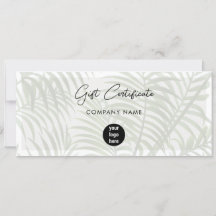 Voucher de Certificado de Oferta de Logotipo Comer