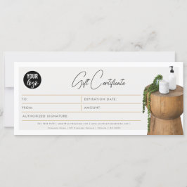 Voucher de Certificado de Oferta de Logotipo Comer