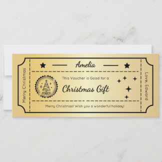 Voucher de Natal, Cartão de Felicitações