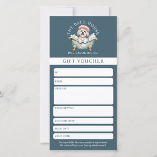Voucher de Presente de Salão de Embelezamento de C