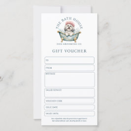 Voucher de Presente para Salão de Embelezamento de