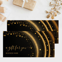 Voucher Moderno de Certificado de Presente de Nata