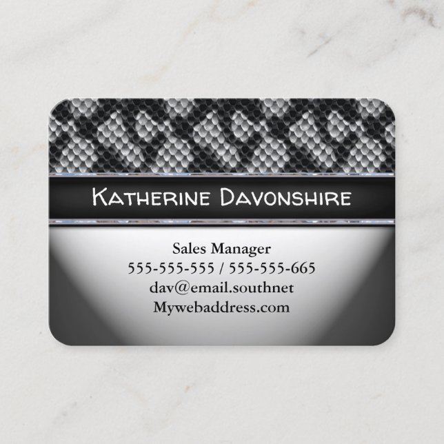 Vouden Legal Snakee Cartão de visita (Frente)