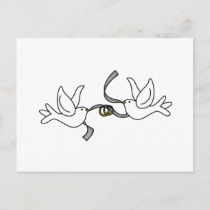 Vovas de Casamento com Cartões Anéis