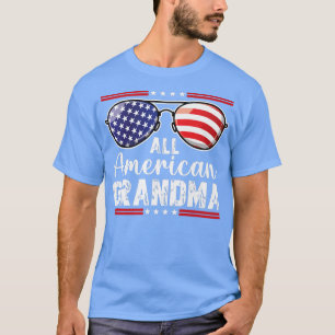 Vovó Americana Camisa 4 de julho Óculos de sol