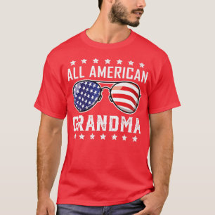 Vovó Americana Camisa 4 de julho Óculos de sol