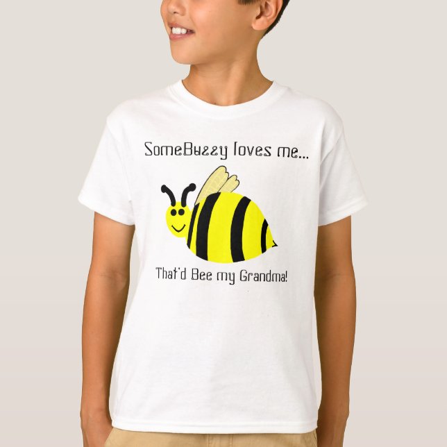 Vovó Bonita Me Ama Camisa De Abelhas (Frente)
