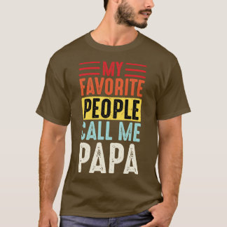 Vovô Camisa Minhas Pessoas Favoritas Me Chamam De