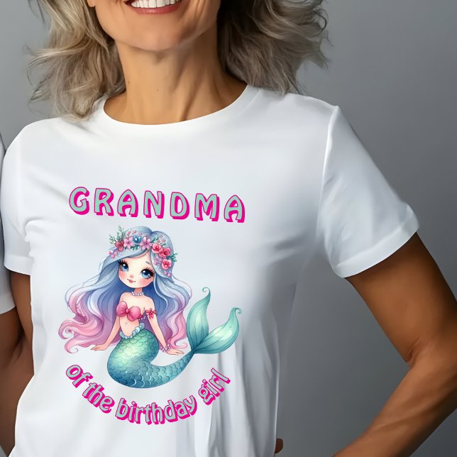 Vovó de sereia personalizada de T-Shirt (Criador carregado)