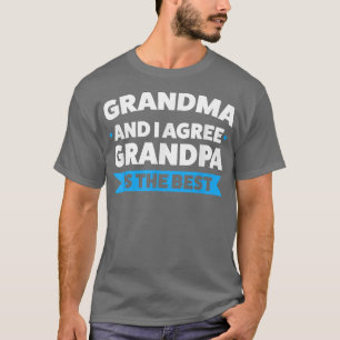 vovó e eu somos o melhor vovô T-Shirt