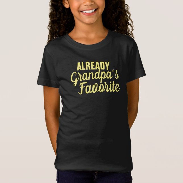 Vovô é favorito - T-Shirt de Nova Jersey (Frente)