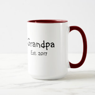 Vovô - estabelecido caneca de café de 2017 - 15