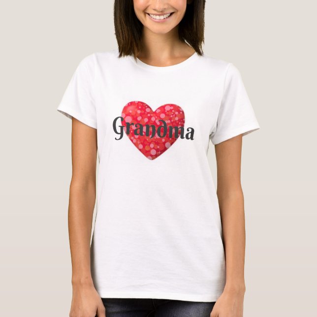 Vovó Heart T-Shirt (Frente)