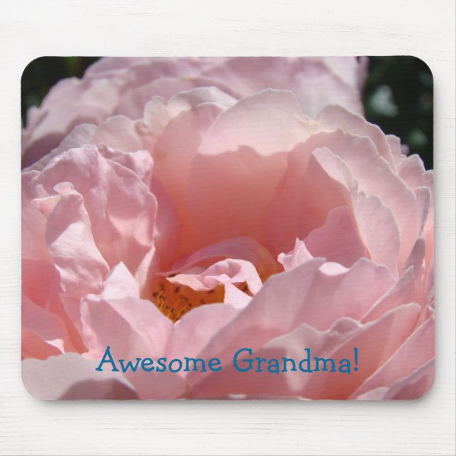 Vovó Incrível! mousepad Rosa Flor (Frente)