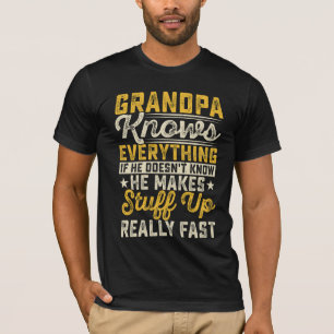 Vovô sabe tudo sobre T-Shirt