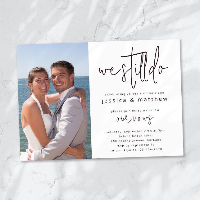 Vow Renewation Foto De Convite Que Ainda Fazemos (Criador carregado)