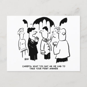 Vows de casamento - Cartão postal de primeira resp