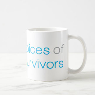 Vozes da caneca de café dos sobreviventes