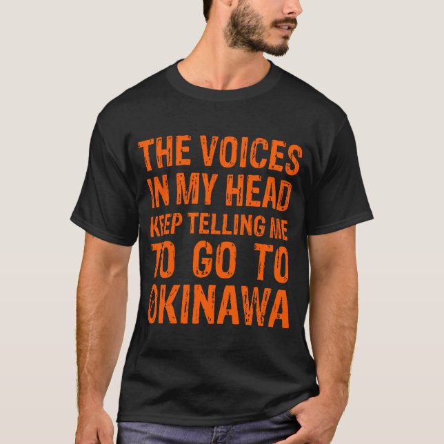 Vozes pela Camiseta Masculina de Okinawa (Frente)