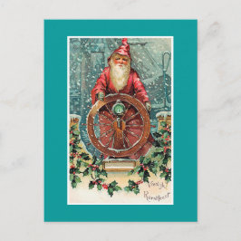 Vroolijk Kerstfeest Vintage Cartão de Natal Holand