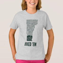 VT Longa Trilha Curva Camiseta de Longa Folha das