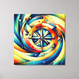 VTVB-FLOWCOMPASS-CA - Canvas Art