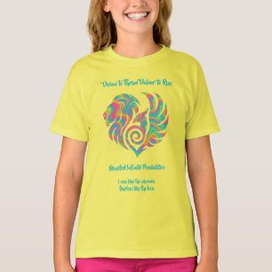 VTVR-RISEFEARLESS1-YG-T - Camiseta