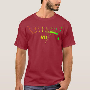 VU Meter dB DJ T-Shirt
