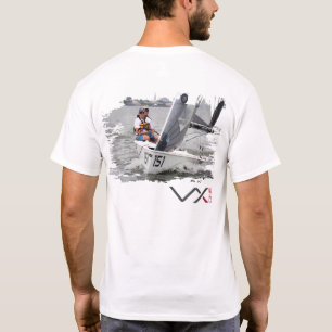 VX um t-shirt - do design parte traseira sobre