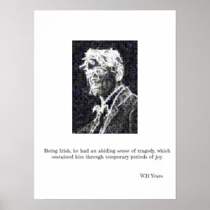 W.B Yeats Poster - Poesia Irlandesa