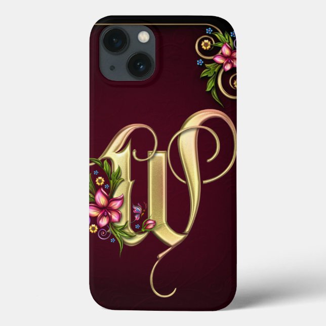 W Monograma iPad Air Case (Verso)