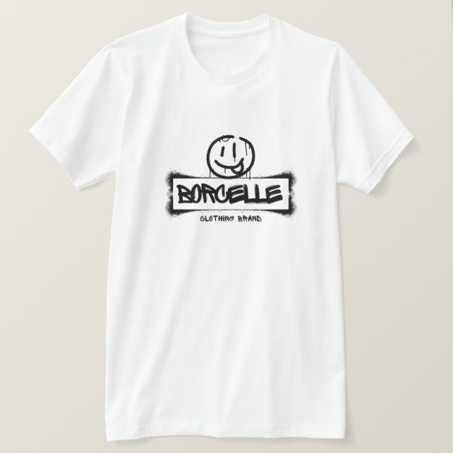 Wacky Smiling Face Graphic Men's T-Shirt (Frente do Design)