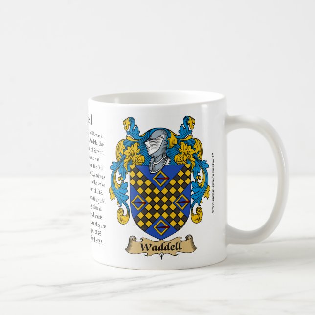Waddell, a origem, o significado e a caneca da (Direita)