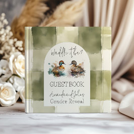 Waddle É Mallard Duck Gênero Revelar Livro de Conv